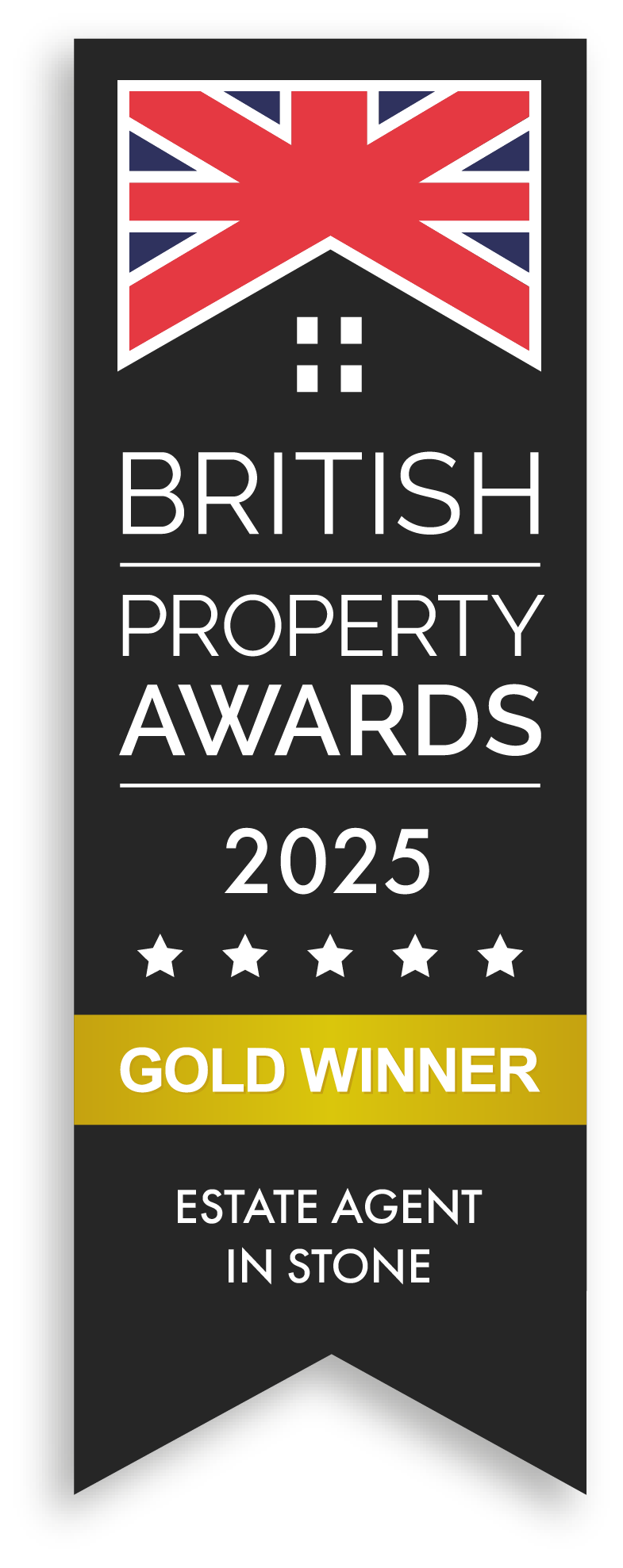British Property Awards Best Estate Agent in Stone 2025